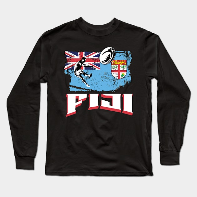 Rugby Fiji Long Sleeve T-Shirt by EndStrong